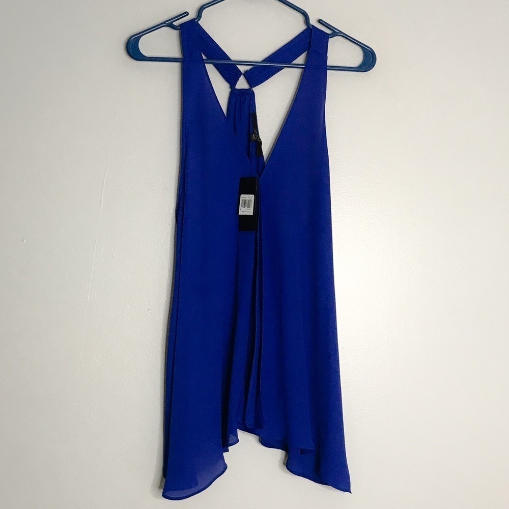 NWT Guess Women’s Tank Top Sz Small bright blue